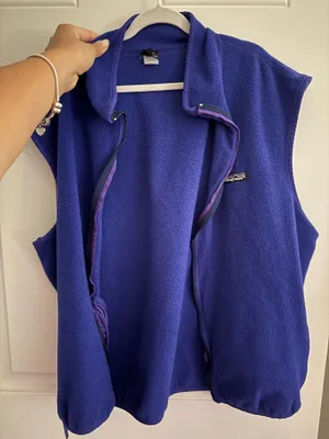 Patagonia Royal Blue Fleece Vest thumbnail 1