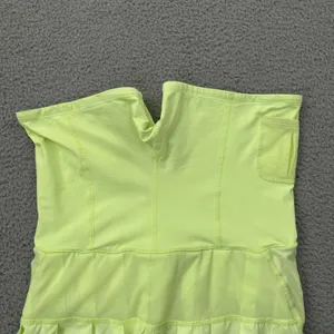 Lululemon Run Pace Setter Skirt Skort Green Polka Dot Athletic Tennis Women's 4 thumbnail 5