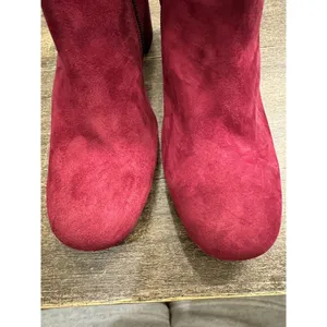 Paul Green Sydney‎ Women's Ankle Bootie US 7 UK 5 Burgundy Austria Red Suede thumbnail 6