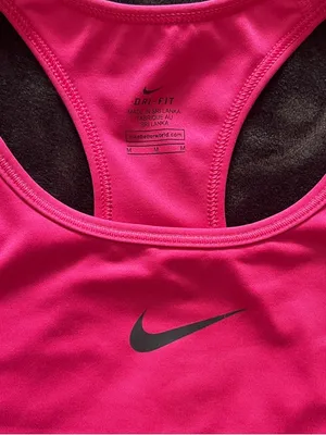 Nike Pink Dri-FIT Racerback Sports Bra thumbnail 6