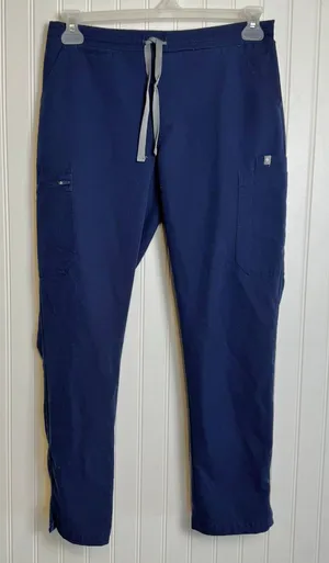 Figs Technical Collection Navy Straight Leg Scrub Bottoms A41 thumbnail 1