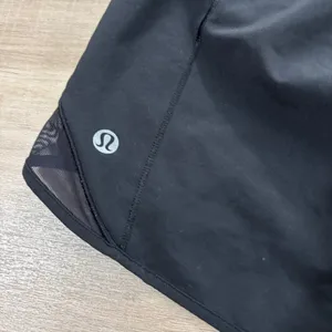 Lululemon Hotty Hot Short High-Rise Long 4" Women Size 4 Black thumbnail 4
