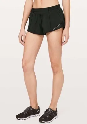 Lululemon Hotty Hot Short II *2.5" Black size 6 thumbnail 1