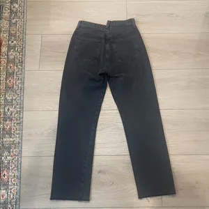 AGOLDE Black Criss Cross Jeans Size 23 thumbnail 12