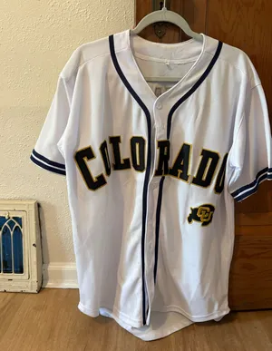 CU Boulder Jersey White Size L thumbnail 1