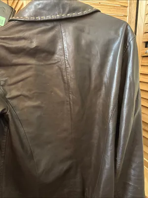 Caslon Classic Women's Lambskin Leather Jacket with Contrast Stitching Medium thumbnail 7