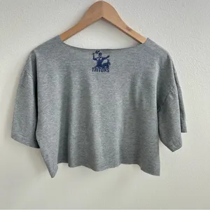 Russell Athletic UCSD Volleyball Cropped Off the Shoulder Tee thumbnail 6