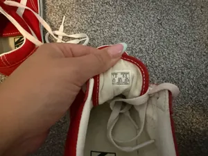 Red Old School Vans  thumbnail 4