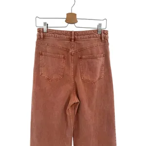 Free‎ People Wales Wide Leg Jeans Terracotta High Rise Brick Red Size 29 thumbnail 9