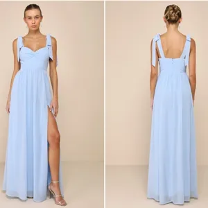 LULU's Sexy Chic Prom Wedding Bridesmaid Flowy Romantic Special Event Maxi Dress thumbnail 2