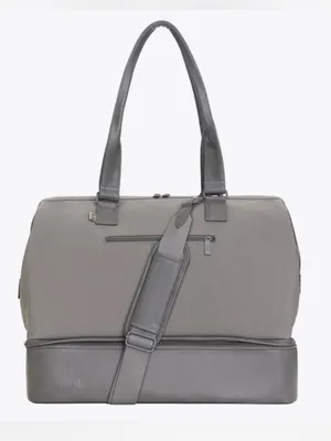 BEIS The Convertible Weekender Bag in Grey Gray thumbnail 1