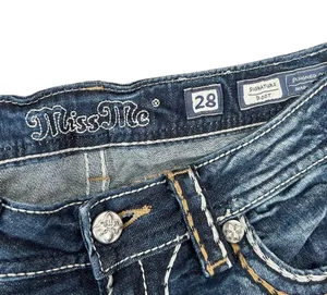 Miss Me Signature Boot Cut Flap Pocket Jeans Sz 28 thumbnail 5