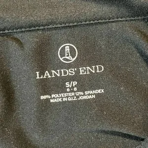 Lands End Women’s Black Hoodie Jacket Full Zip Up Small thumbnail 6