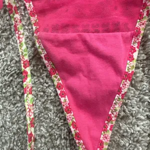 2006 Vintage Victoria's Secret Floral Babydoll Nightie and V-string panty set thumbnail 12