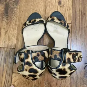 J CREW COLLECTION Lanie Calf-Hair Stacked Heel Shoe 7 thumbnail 7