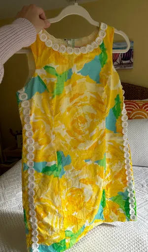 Lilly Pulitzer Mila Lace Shift First Impressions thumbnail 6