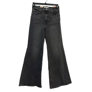 Levi’s Ribcage Bell Flare Leg Jeans in Black Size 39x32 NWT! thumbnail 2
