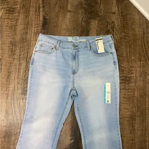 NOBO Jeans Womens Mid Rise Relaxed Bootcut Denim Jean Pants 32” Inseam, NWT thumbnail 9
