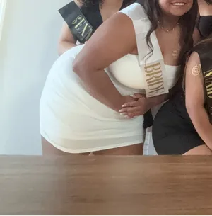White Night Club Strapless Dress thumbnail 5