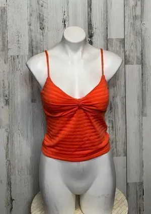 Derek heart orange blouse tank top thumbnail 1
