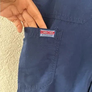 Cherokee Blue Cargo‎ Pants Classic Utility Style thumbnail 4