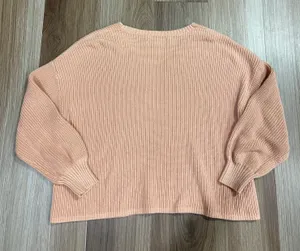 Loft Light Pink / Peach Sweater thumbnail 2