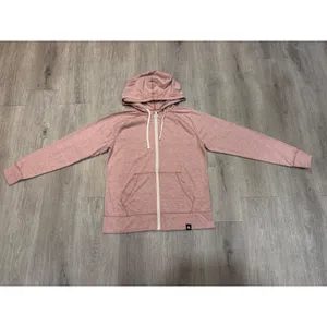 American Giant Lightweight Full Zip Hoodie Women's Large Heather Red Made in USA thumbnail 3