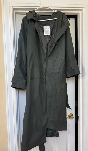 ASOS rain trench coat  thumbnail 1
