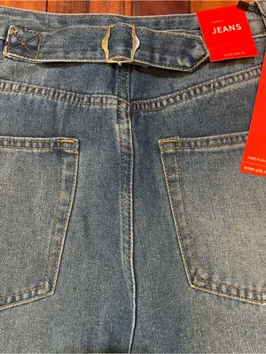 Barrel Leg High Rise Jeans Women’s 8 Y2K 90s Streetwear Normcore Medium Wash thumbnail 6