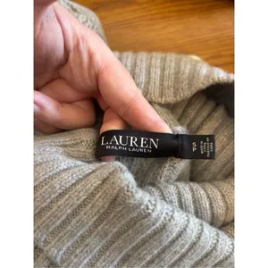 Lauren Ralph Lauren Wool Blend Waffle Knit Turtleneck Sweater Women’s Size Small thumbnail 2