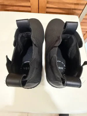 Vessi Weekend Chelsea Boots Waterproof Black Knit Slip On Sneaker Shoes W6 thumbnail 11