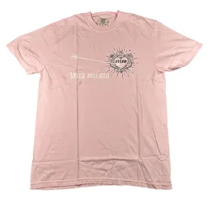Laura Marano Arrow Shirt Womens‎ Med Pink Comfort Colors Graphic Tee Music Tour thumbnail 1