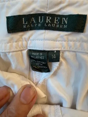 Ralph Lauren White Flat-Front Men’s Shorts thumbnail 3