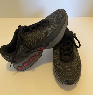 Nike Air Max Dn All Night Black Light Crimson Grey Women's Shoes 8 thumbnail 1