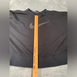 Nike black swoosh sweatshirt medium thumbnail 10
