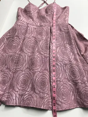 Maueve rosette mini dress pocket coquette balletcore regency wedding guest MED thumbnail 10
