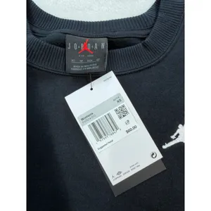Jordan Womens Brooklyn Fleece Crewneck Sweatshirt Black FV7074-010 size XS NWT thumbnail 6
