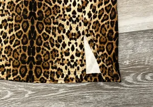 SHEIN Sz XS Adorable Leopard Print Mini Skirt Super Soft Pull On thumbnail 4