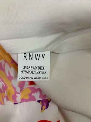 RNWY Jade Acadia Floral Strapless Midi Dress XS Pink Orange Y2K Party Cocktail thumbnail 6