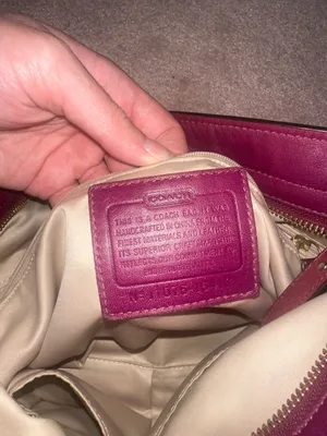 Coach Colette Hobo Bag Vibrant Pink Gold Hardware thumbnail 6