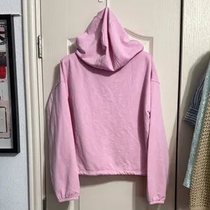 Adore Me Pink Fleece‎ Pullover Hoodie Sweatshirt Cozycore Loungewear Coquette thumbnail 3