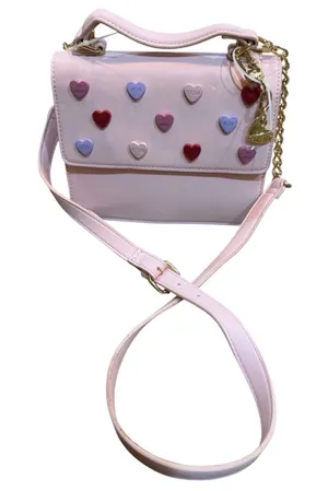 Betsey Johnson Conversation Hearts Candy Sweetheart Crossbody Bag Limited thumbnail 1