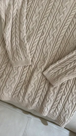 Vintage sweater White Size M thumbnail 2