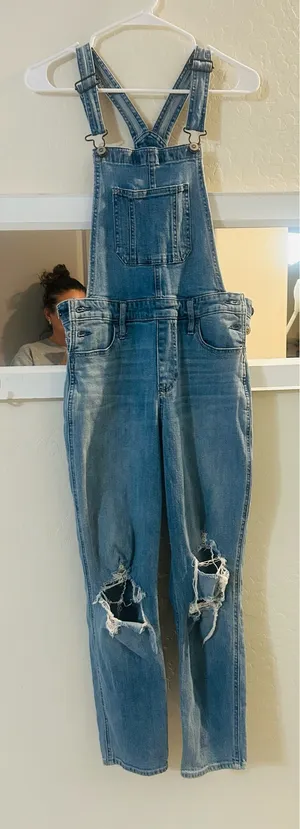 Hollister Denim Overalls thumbnail 1