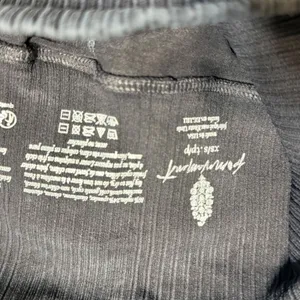 Free People Movement Good Karma Seamless Leggings Black Acid Wash XS/S thumbnail 8