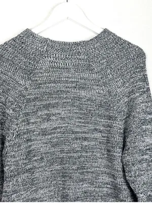 Free People cotton stretch chunky Too Good knit pullover sweater size XS EUC thumbnail 5