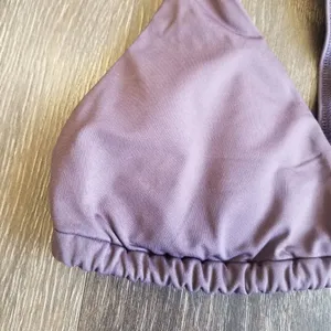 Source Unknown Two Piece Bikini w/ Bling Bottom Purple Size Large thumbnail 3