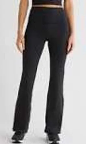 Balance Collection Brandy Yoga Pants High Rise Flare Leg Women's Size M Black thumbnail 1