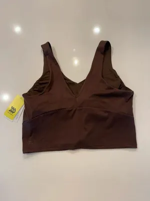 Brown Workout Top Size L thumbnail 2