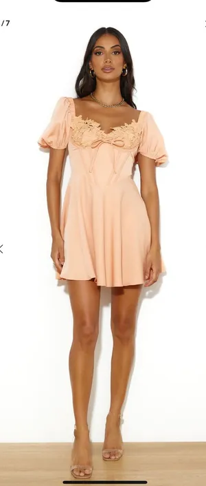 Feeling Fun Mini Dress Orange hello molly nwt thumbnail 1